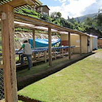 Core logging and sampling photos and SG Facilities